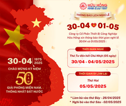 Thông báo lịch nghỉ lễ 30/4 - 1/5 năm 2025