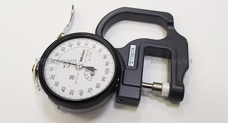 Đồng hồ đo độ dày Mitutoyo 7327A (0-1mm)