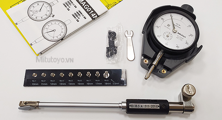Đồng hồ đo lỗ Mitutoyo 511-204-20 (10-18.5mm)