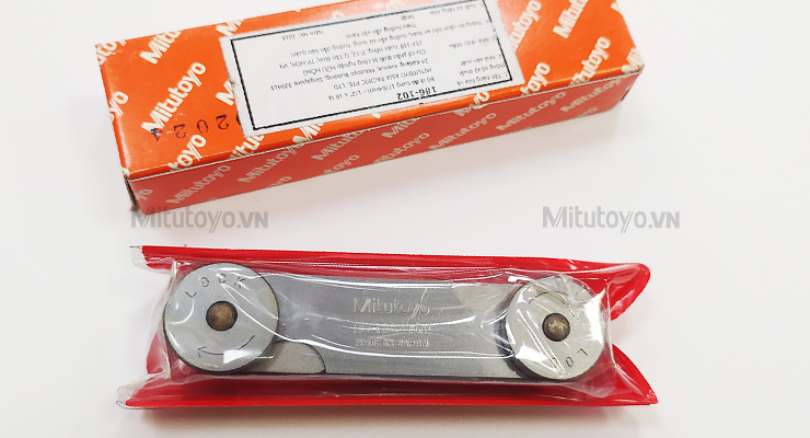 Dưỡng đo bán kính 16 lá Mitutoyo 186-102 (17/64-1/2'')