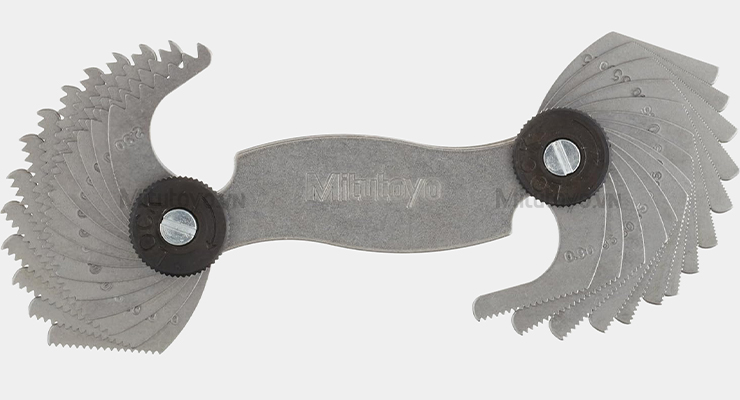 Dưỡng đo ren 28 lá Mitutoyo 188-153