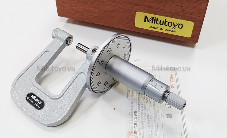 Panme đo tấm kim loại Mitutoyo 119-202 (0-25mm)