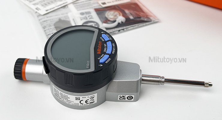 Đồng Hồ So Điện Tử Mitutoyo 543-721B (0-25.4mm/1in) | Nắp Lưng Phẳng