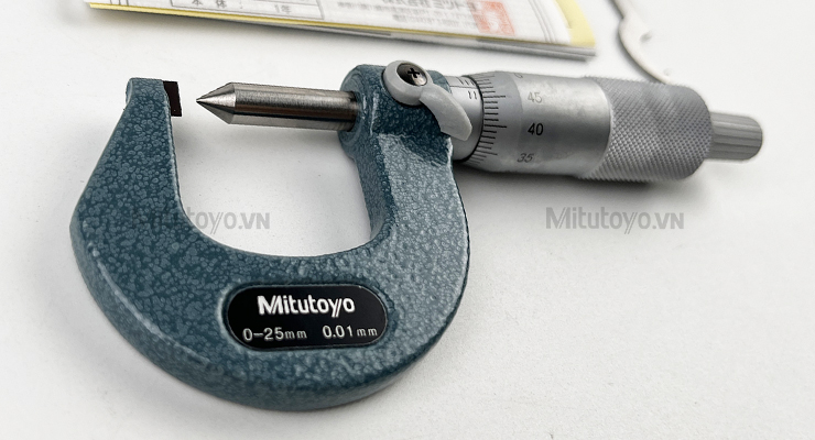 Panme cơ khí đầu nhọn Mitutoyo 112-401 (0-25mm)