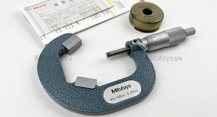 Panme cơ khí Mitutoyo 114-104 anvil dạng V (40-55mm)