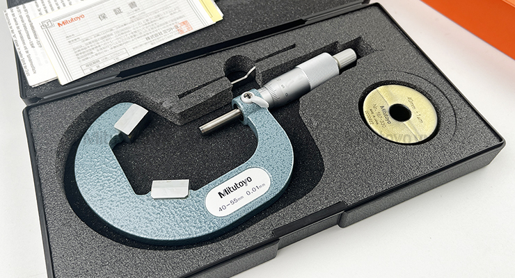 Panme cơ khí Mitutoyo 114-104 anvil dạng V (40-55mm)