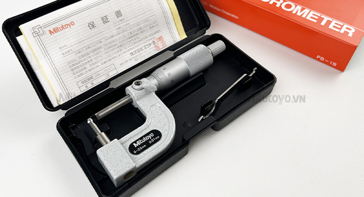 Panme cơ khí đo thành ống Mitutoyo 115-315 (0-25mm)