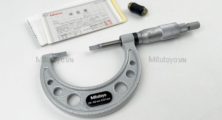 Panme đo độ dày tấm Mitutoyo 122-102-10 (25-50mm)
