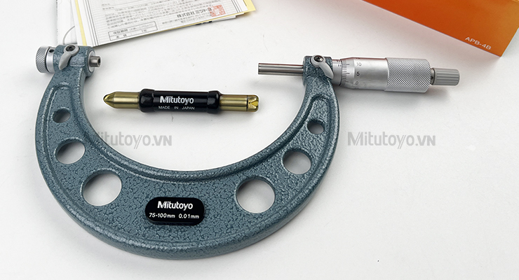 Panme cơ khí đo bước ren Mitutoyo 126-128 (75-100mm)