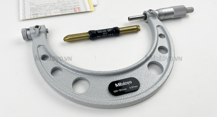 Panme cơ khí đo bước ren Mitutoyo 126-129 (100-125mm)