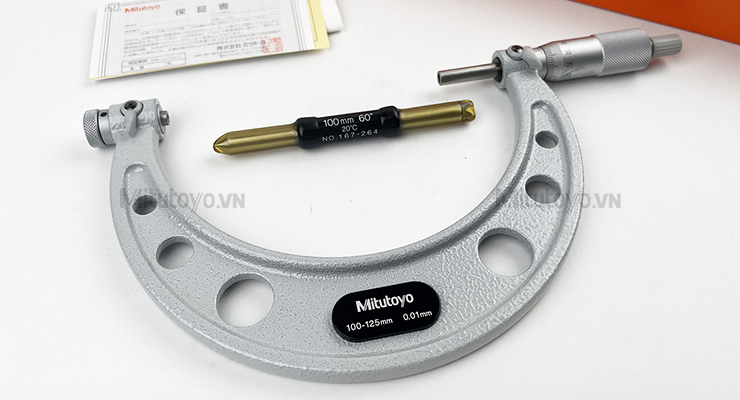 Panme cơ khí đo bước ren Mitutoyo 126-129 (100-125mm)