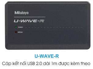 Cấu tạo & cách hoạt động bộ truyền dữ liệu Mitutoyo U-WAVE không dây