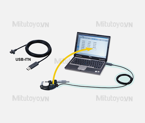 Hướng dẫn cách kết nối dữ liệu trực tiếp qua cổng USB Mitutoyo