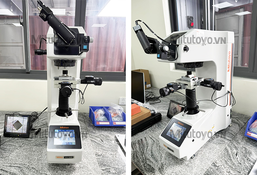 Bàn giao máy đo độ cứng Mitutoyo HV-100 tại Đồng Nai