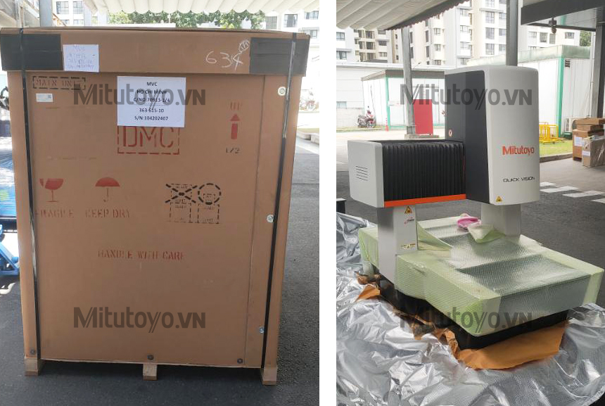 Đội ngũ kỹ sư Hữu Hồng và Mitutoyo bàn giao máy đo tọa độ Mitutoyo QV-H404P1L-E tại VSIP