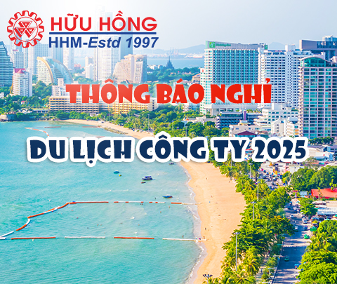 Hữu Hồng thông báo nghỉ du lịch công ty 2025